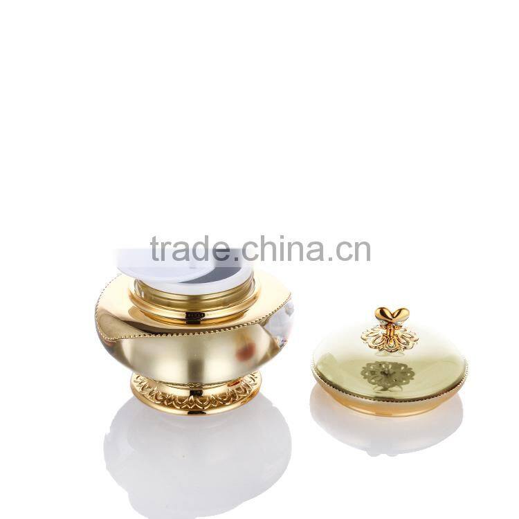 shangyu haorui 50g face cream jars acrylic pet jars plastic jars