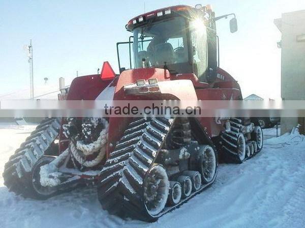 different sizes rubber crawlers for mini Four-wheel drive garden tractors/vegetable seeder/electric vehicle