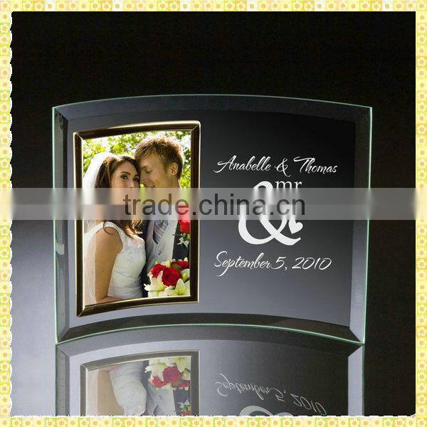 Cheap Photo Frame Glass Coaster For Couple Souvenirs Gifts