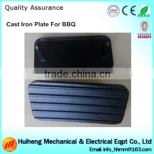 Wholesale Rectangular Cast-Iron Grill Meat Bacon Press With Wooden Handle