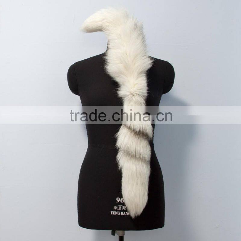 2016 factory price real natural cross fox fur scarf