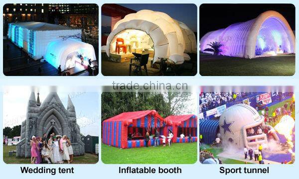 Giant EN15649 Oxford and PVC 8m diameter inflatable shed tent for sale