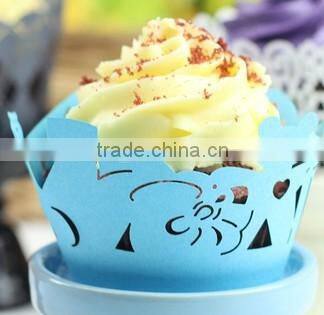 2016 mini cake packaging laser cut paper