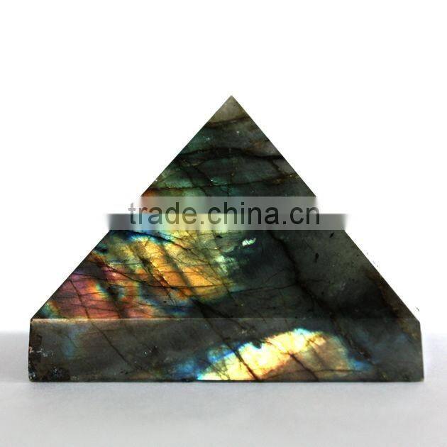 wholesale human triangle labradorite Crystal for collection or gift