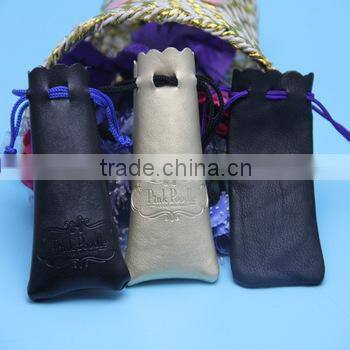 Modern useful leather pouch for phone