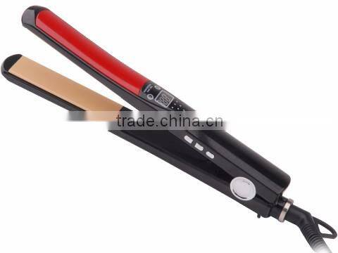 ceramic MCH heating Professional Hair Straightener Titanium LED Temp display