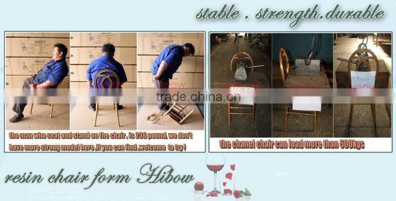 event rental stacking plastic phoenix chair H004B