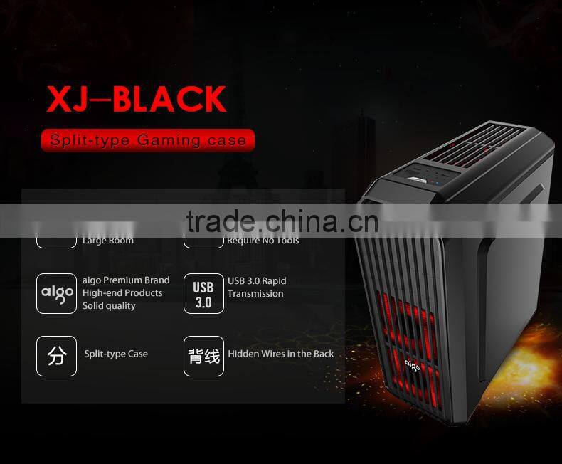 aigo-XJ water cooled DIY Split-type Gaming Computer Case