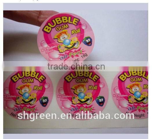 CMYK printing adhesive sticker for clothes
