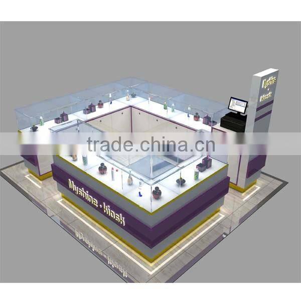 luxurious perfume shop design counter display