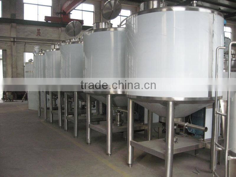 sugar blending tank producing syrup for food industry