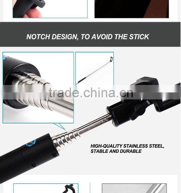 2015 new foldable monopod wholesale bluetooth selfie stick,Selfie-Stick With Shutter Bluetooth