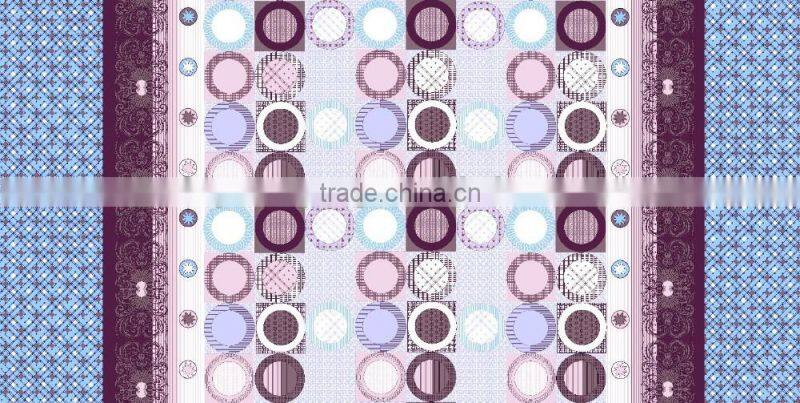 100% polyester fabric wholesale flower print style printed & dyed fabric wide width microfiber bedsheet