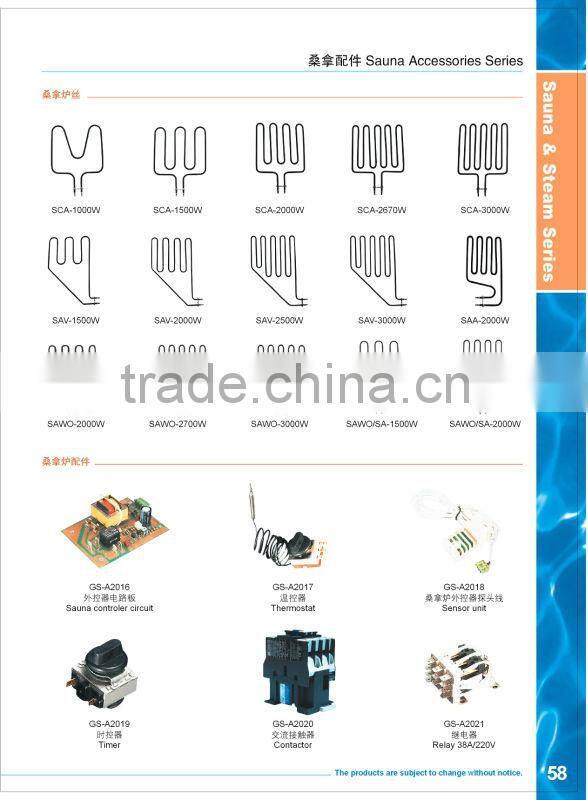 Total sauna room with CE / total sauna