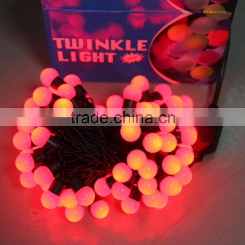 17mm round ball christmas lights colorful mixed led christmas light