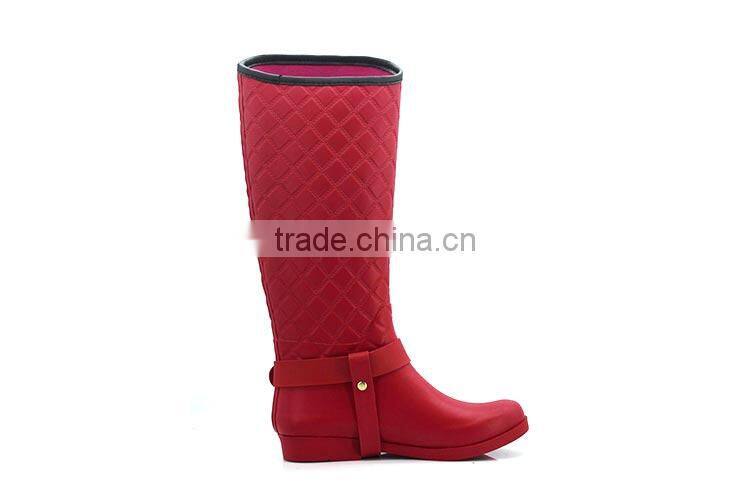 Hot selling 10 Years experience Environmental Waterproof red rain dance shoes