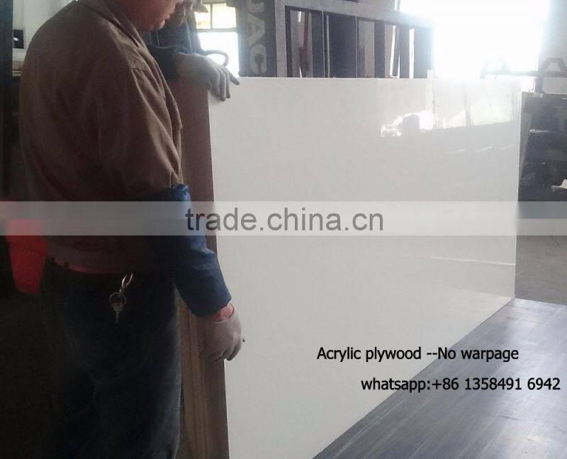 SETTING UV brand Hot selling white acrylic mdf panels ST-4848 in high glossy