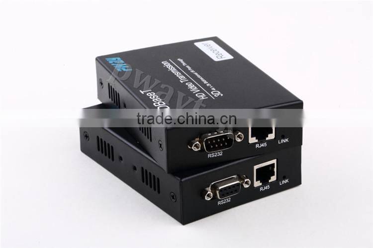 Support RS232 and IR signal bidirectional transmission HD BaseT HDMI extender products