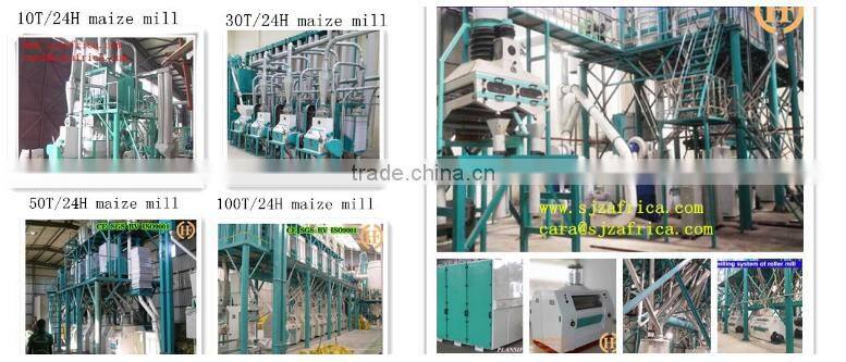 wheat/maize/corn flour mill machinery