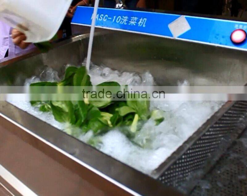 WASC-10 Stainless Steel Bubble Vegetable and Fruit Washer Machine