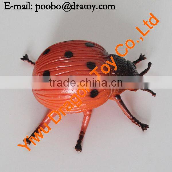 Plastic ladybug figurines