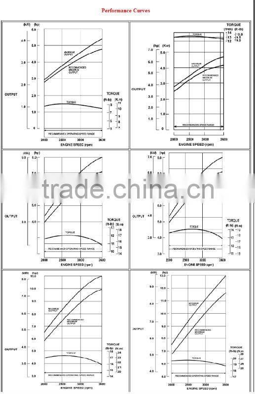 General Gasoline Engine 16hp Kick Start