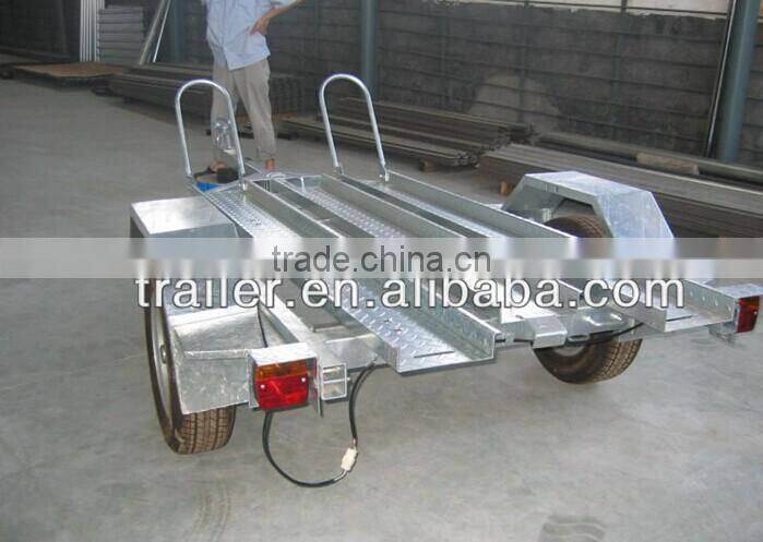 3 bikes load motorcycles trailer