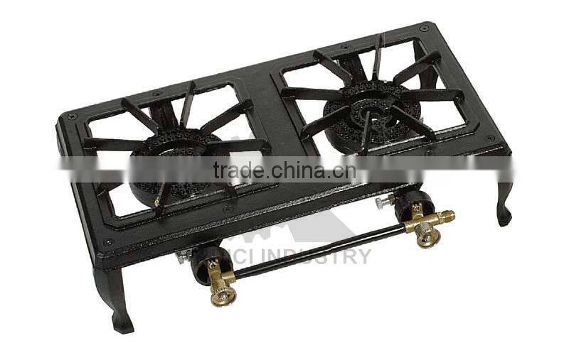 Kitchen Gas Camping Cast Iron BBQ Grill Burners For Barbecue