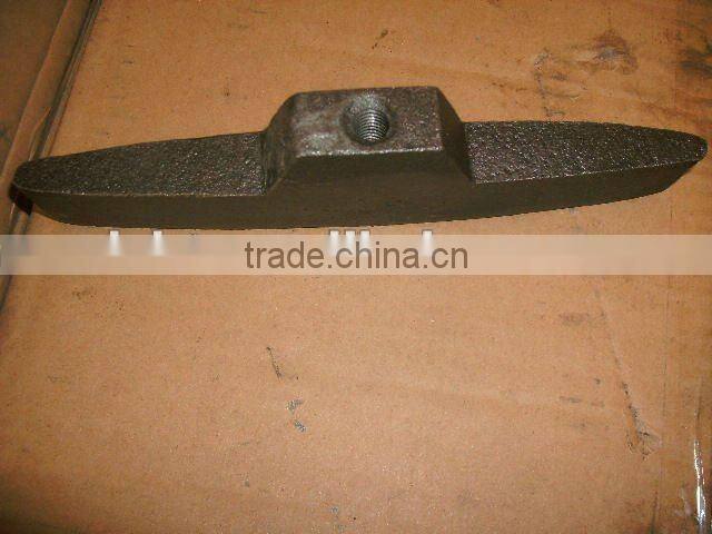 t-casting with bolt and washer, floor fixing bolt