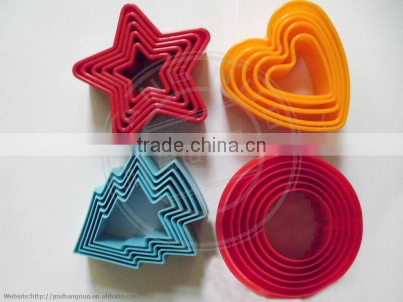Funny Colorful Plastic Cake Mould Set, Baking Tools,pasty cutter