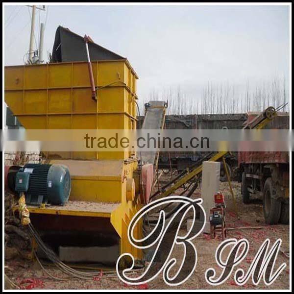 Big capacity wood stump crusher for crushing wood with different colors