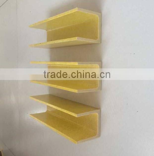 Frp U Shape Beam/C Channel Beam/Anti-corrosion Pultruded Frp Profile