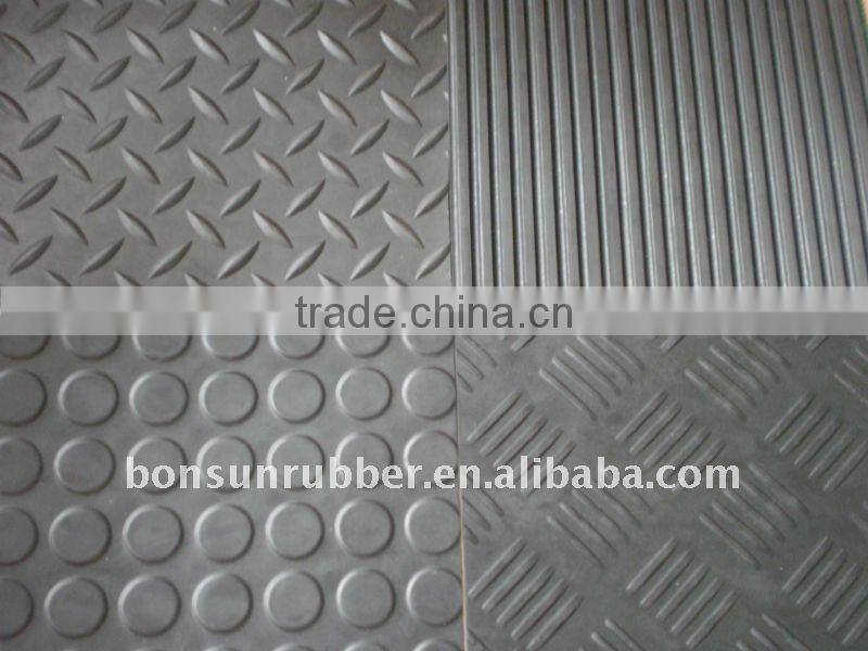 3mm to 6mm thick BONSUN anti slip rubber mat