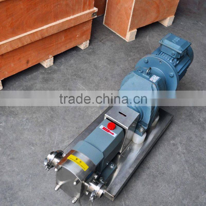 Sanitary stainless steel rotor stator pumps/lobe pump