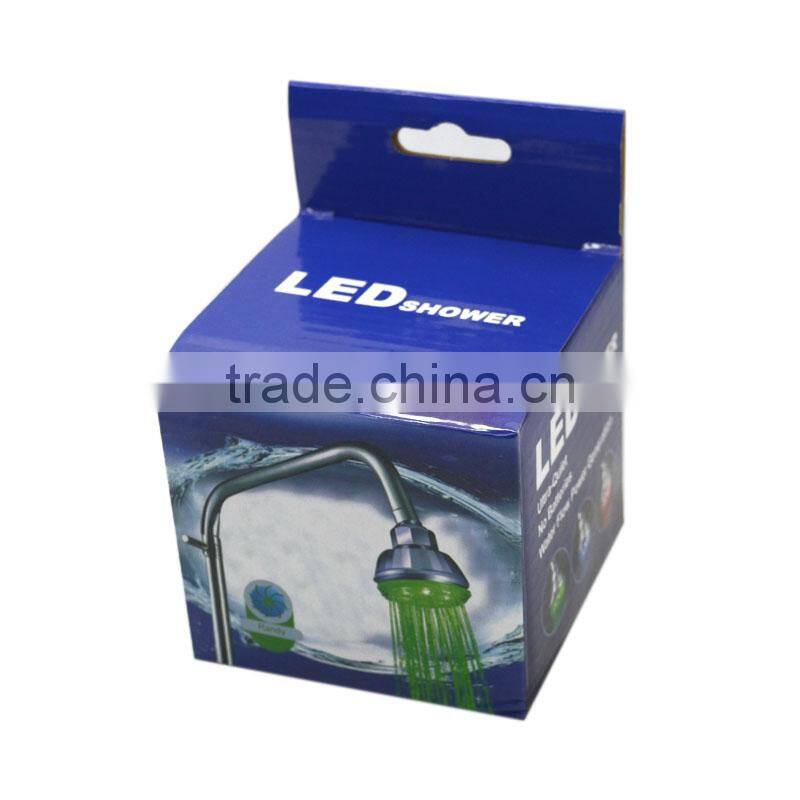 Colorful Head Home Bathroom 7 Colors Changing LED Shower Water Glow Light