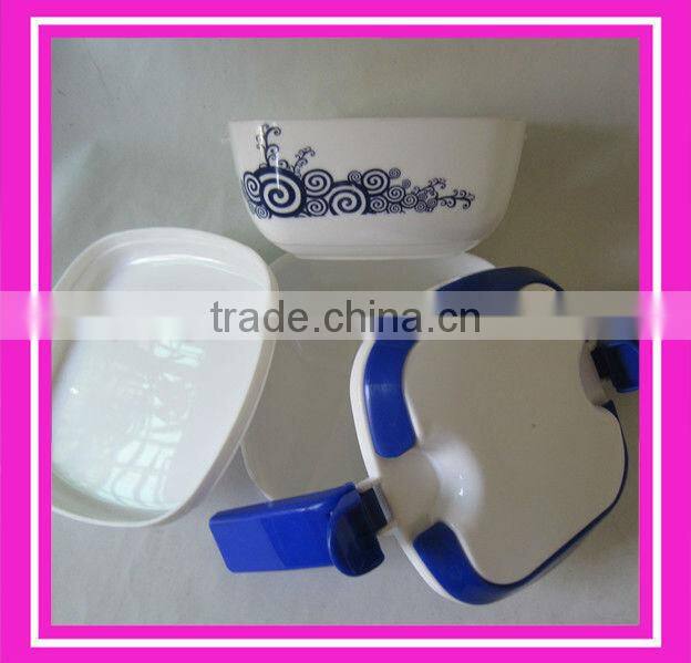 plastic luch box / lunch box / plastic food container with Chinese style