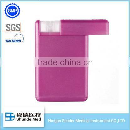 20ML Zipp design pocket perfume atomizer/credit card sprayer bottle sales