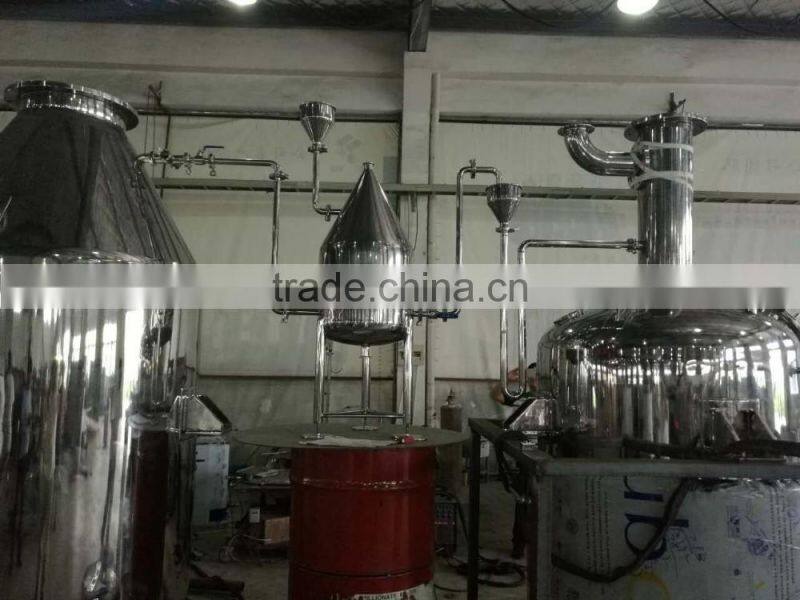 Large scale essential oil steam distillation equipment