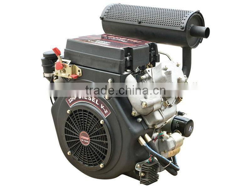 20 HP/ SV840F V-Twin Two Cylinder Small Air Cooled Diesel Engine with 4- stroke