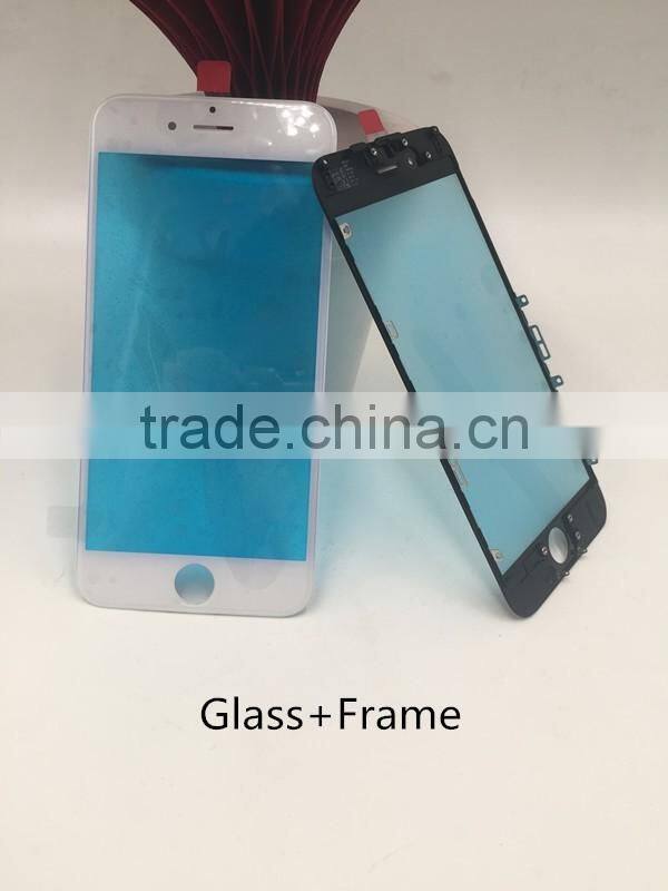 Wholesale Factory glass with frame assembly for iphone 7 iphone glass replacement