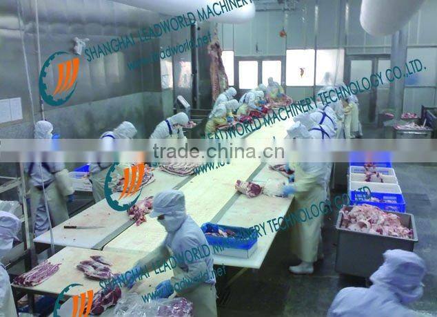 frozen poultry dividing production line for meat, port, beef
