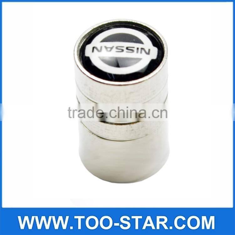 Silver Chrome Car Wheel Tire Air Valve Caps Stem Dust Cover For Car Wheels Decoration