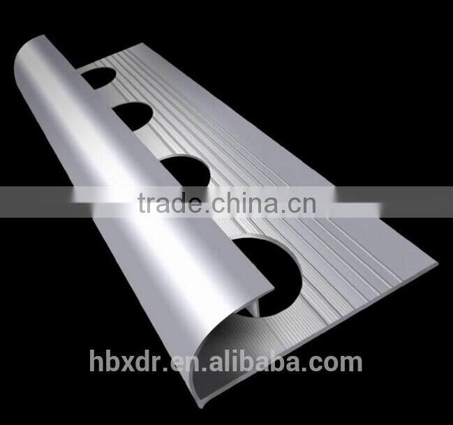 Good quality China factory price silver anodized big section irregular aluminum