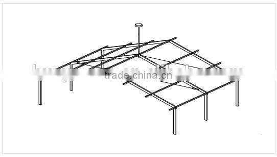 Hot sale best quality 15m width dome rain-proof canopy tent