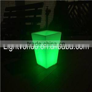 New decorative Flashing flower plant pot led light lamp garden home