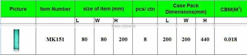 high quality simple elegant stock promotion table decoration cheap glass vase cylinder
