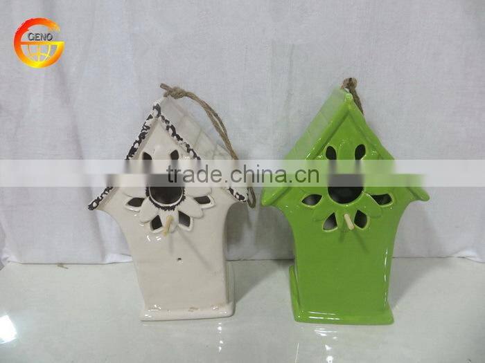 Wholesale ceramic decorative bird cage