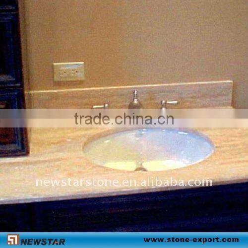 cultured beige marble vanity tops
