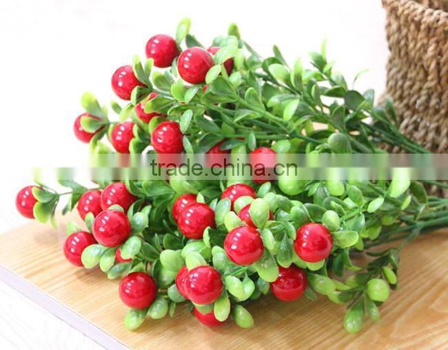Home decor accessories plastic rich fruit artificial plant wholesale