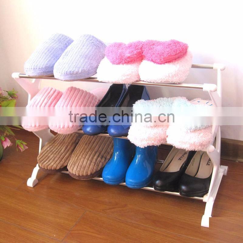 Multi-function Three Tier Stainless Steel Shoe Storage Rack
